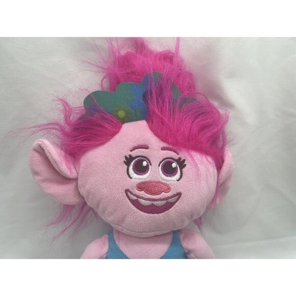 Dream Works  Trolls Poppy Doll Plush Stuffed Animal Toy 15" NO DRESS - Picture 2 of 10